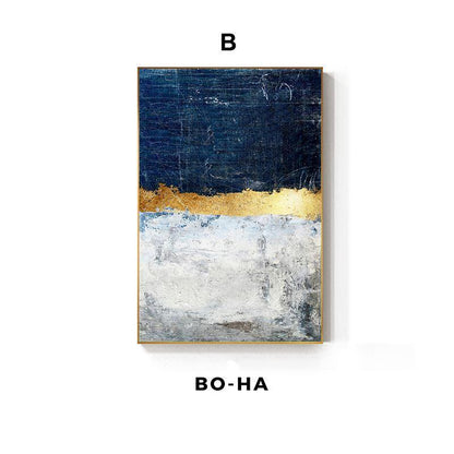 "Aarhus Navy" - Stretched Canvas