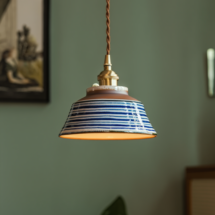 Ronja – Hand-Painted Ceramic Pendant Light