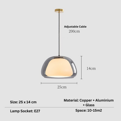 Amba - Jelly Globe Pendant Light Modern Pendant Light Dome Pendant Light