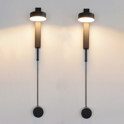 Emelie - Gold Wall Lamp with Dimmer Switch