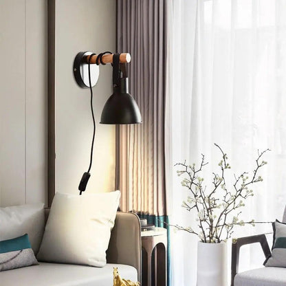 Algunda - Industrial Plug in Wall Sconce