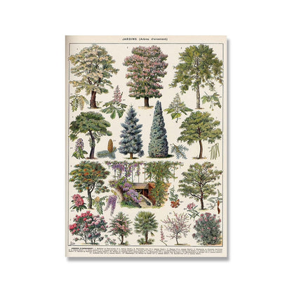 "Lemmikki" Vintage Botanical Prints Canvas Collection