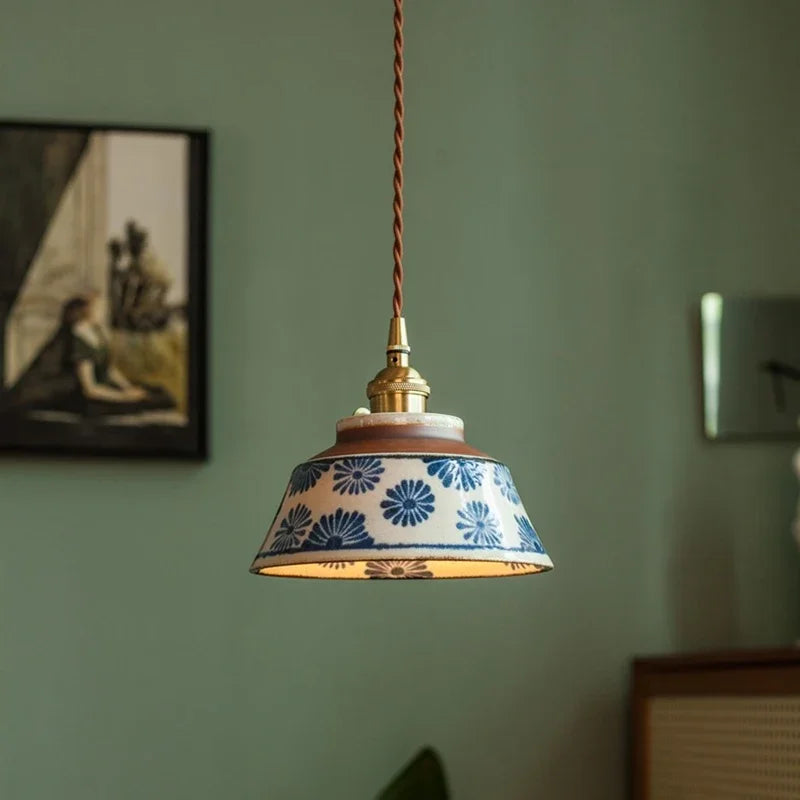 Ronja – Hand-Painted Ceramic Pendant Light