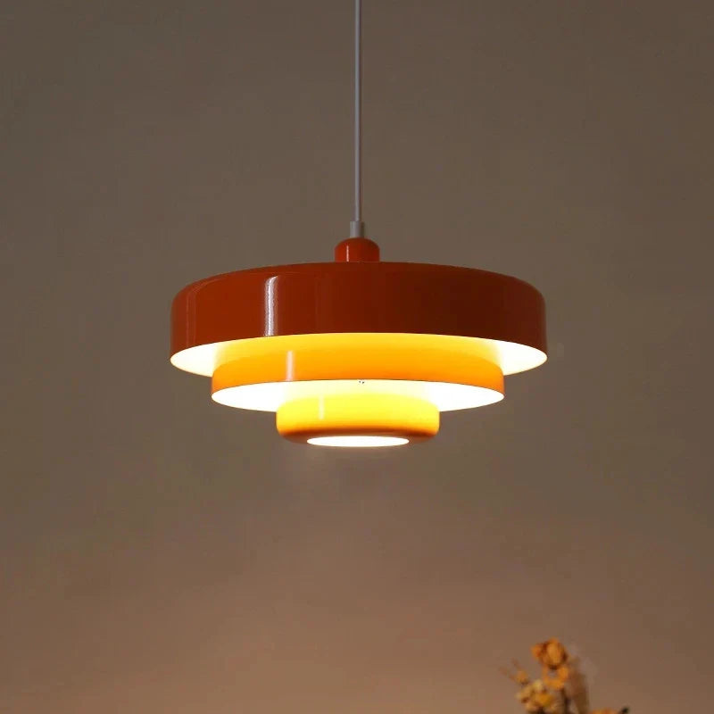 Aksel - Retro Orange Pendant Lamp Bauhaus Furniture