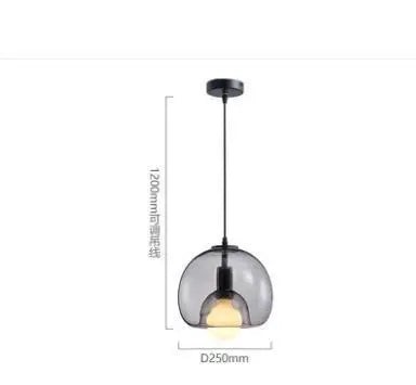 Anele - Modern Glass Pendant Light