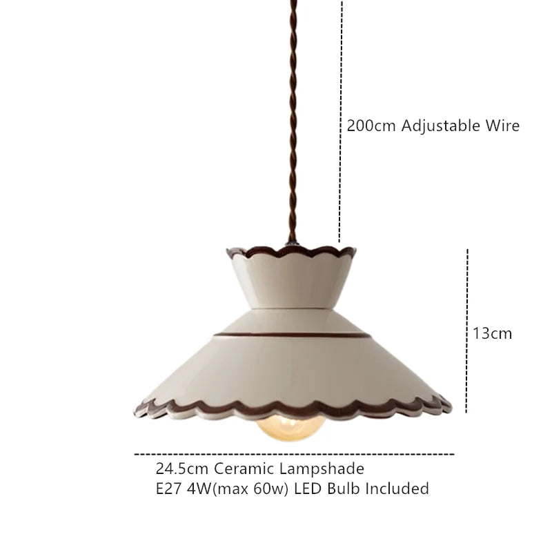 Ronja – Hand-Painted Ceramic Pendant Light