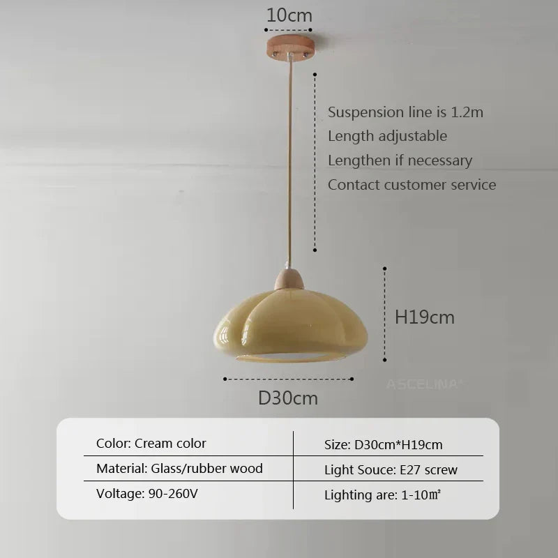 Mie - Glass Pendant Lamps Bauhaus Furniture