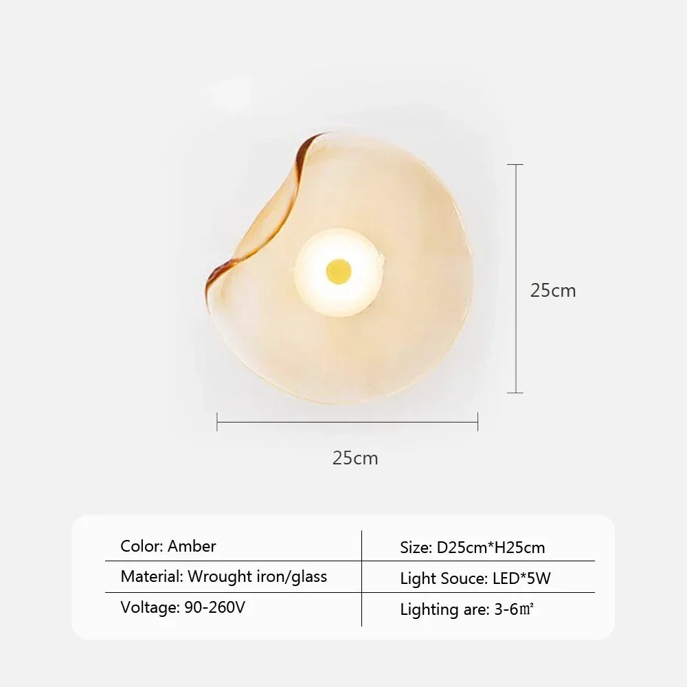 Embla - LED Glass Wall Lamp
