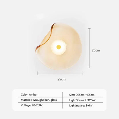 Embla - LED Glass Wall Lamp