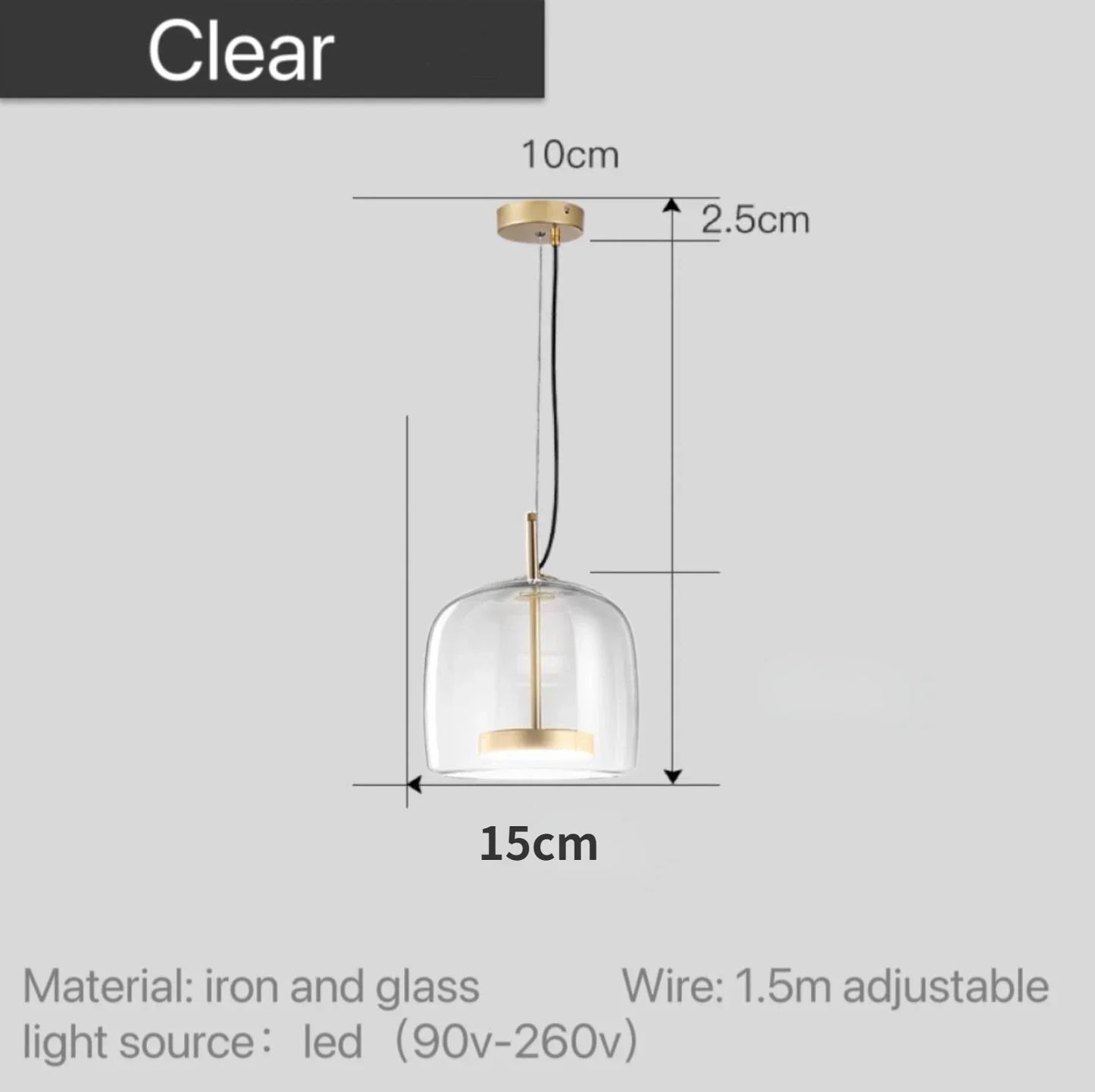 Astrid - Modern Nordic Glass Pendant Light