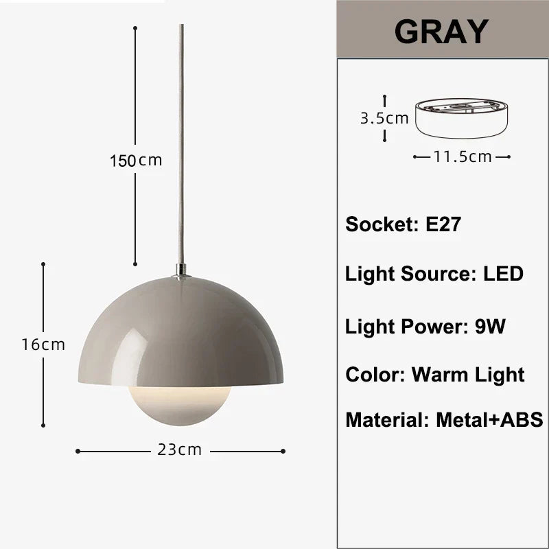 Eydis – Bauhaus Pendant Light Flowerpot