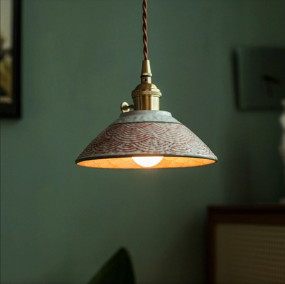 Ronja – Hand-Painted Ceramic Pendant Light