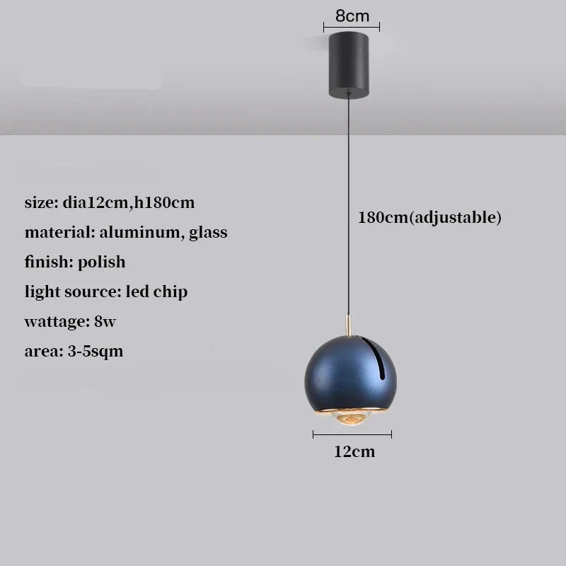 Anja - Modern Adjustable LED Pendant Light