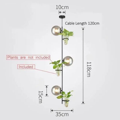 Tora - Pendant Planter Light