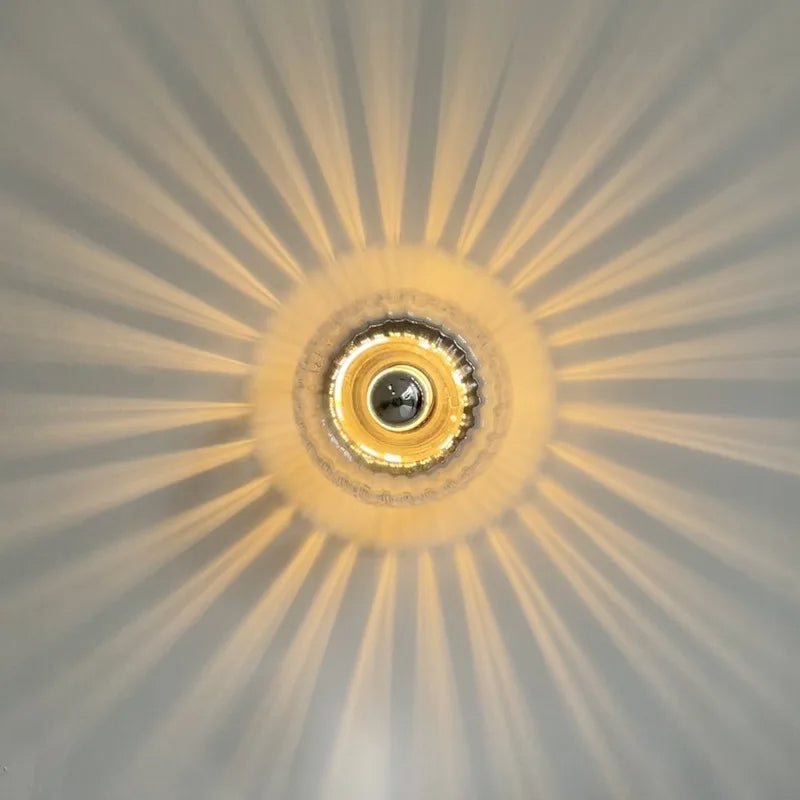 Majlis – Glass Sunburst Wall Light Bauhaus Furniture