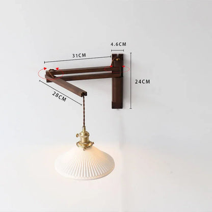 Asne – Adjustable Wood Wall Light