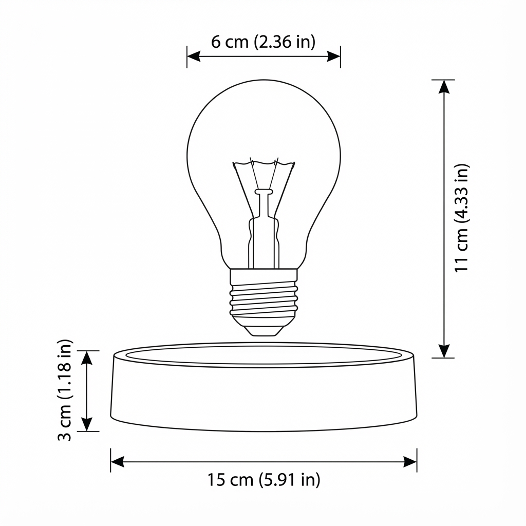 Lysa – Floating Magnetic LED Table Lamp