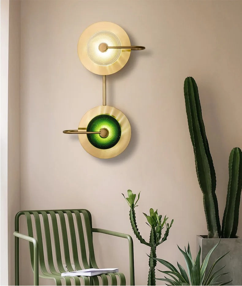 Elvira - Scandinavian Design Lamp Brass Sconces
