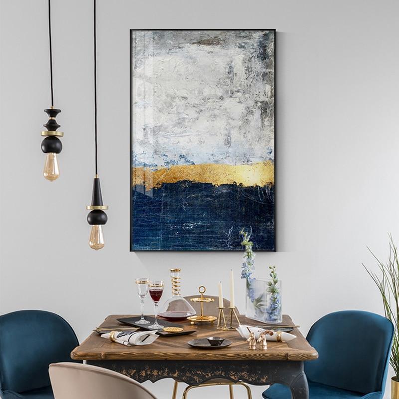 "Aarhus Navy" - Stretched Canvas